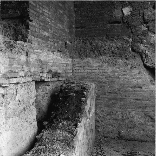 005026 - restauro - Domus Tiberiana, fronte Nord-Est settore 13-Livello IV: ambiente 13 lavori di consolidamento,1971