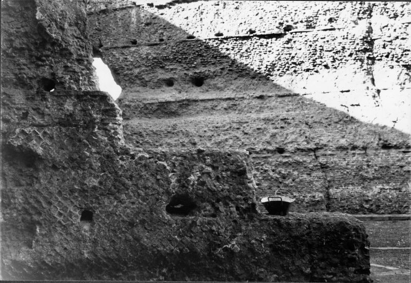 005129 - restauro - Domus Tiberiana, angolo Nord settore 13-Livello V: ambienti prima dell'intervento di restauro gennaio 1959