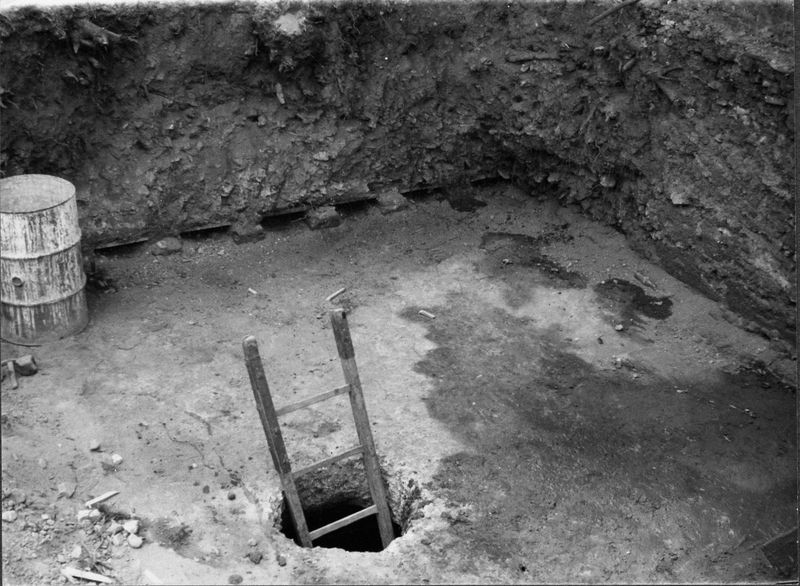 005148 - restauro - Domus Tiberiana, Clivo della Victoriae settore 13-Livello V-VI: lavori di restauro della volta al piano del terrazzo maggio 1963