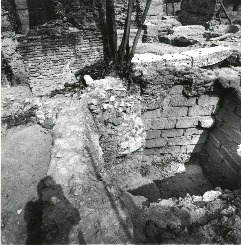 film 1880 - Scavo Carandini -  Particolare del muro perimetrale ovest della casa arcaica.jpg