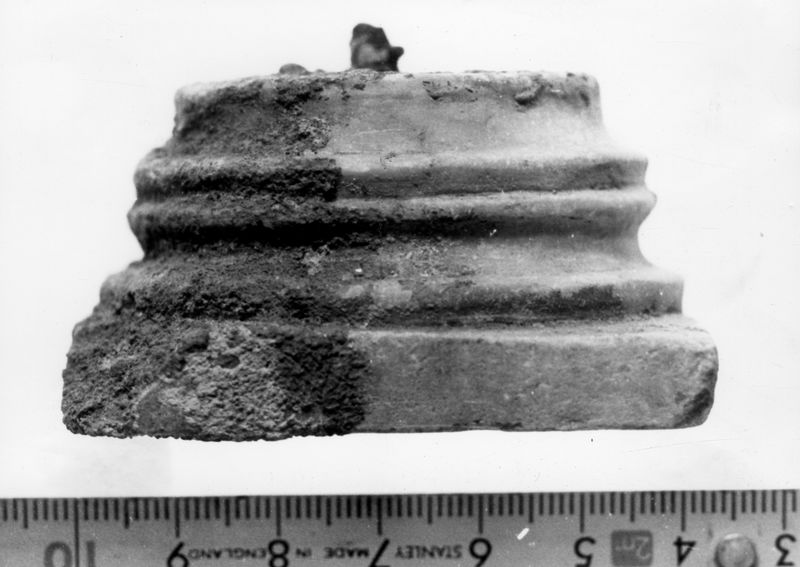 010406 - restauro - Foro Romano, arco di Settimio Severo lato Sud-Est: particolare dei ponteggi lignei, restauri di G. Boni, (L. C-77)