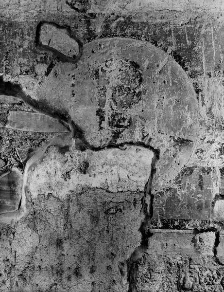 019208 - monumento - S. Maria Antiqua, pitture, cappella centrale, parete a destra dell'abside, particolare; Neg. serie E, n. 51270