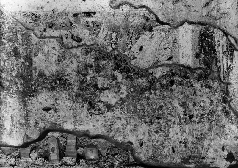 019213 - monumento - S. Maria Antiqua, cappella centrale, parete di destra, particolare; Neg. serie E, n. 51320