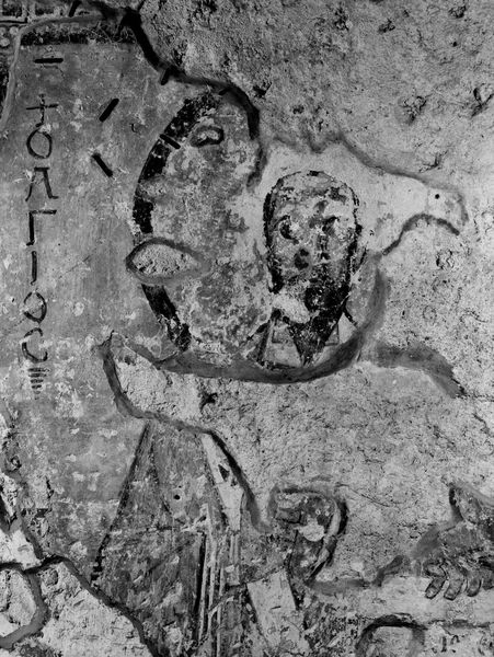 019218 - monumento - S. Maria Antiqua, cappella centrale, parete di fondo, particolare; Neg. serie E, n. 51272