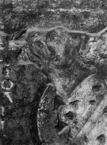019229 - monumento - S. Maria Antiqua, navata centrale, parete a destra dell'abside, particolare dell'angelo dell'Annunciazione del VII sec.; Neg. serie E, n. 232