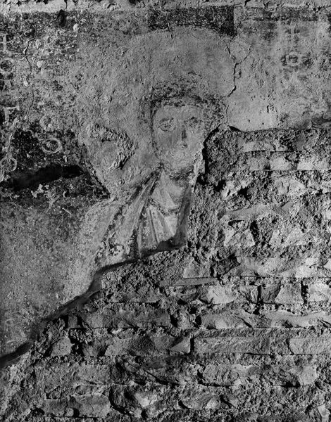 019263 - monumento - S. Maria Antiqua, cappella centrale, parete di sinistra, particolare; neg. serie E, n. 51268