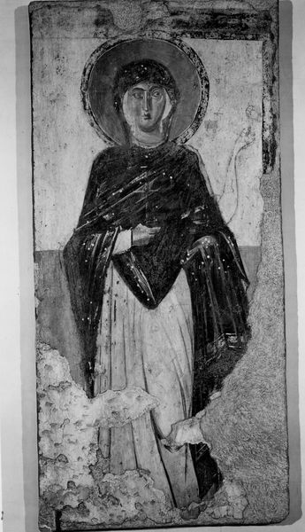 019357 - reperto - S. Maria Antiqua, pitture, S. Barbara; neg. serie E, n. 55684