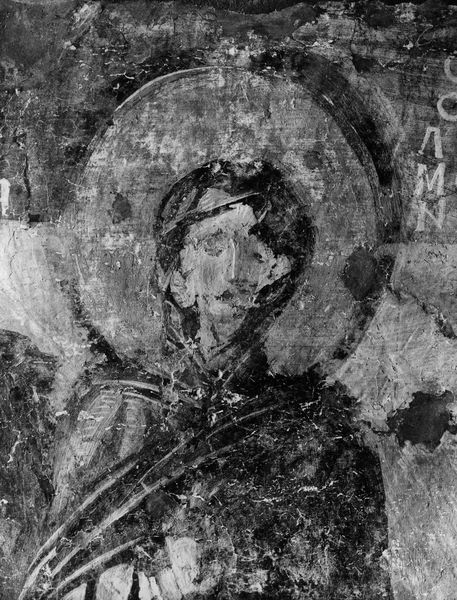 019364 - monumento - S. Maria Antiqua, navata centrale, parete di fondo, lato destro: Salomona madre dei Maccabei con i figli (particolare); neg. serie E, n. 51261
