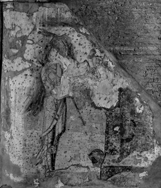019374 - monumento - S. Maria Antiqua, navata centrale, parete di sinistra, annunciazione del tempo di Papa Martino I; neg. serie E, n. 51262