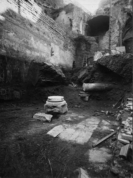 019275 - scavo archeologico - S. Maria Antiqua, lo scavo della navatella a cornu evangeli; neg. serie E, n. 77