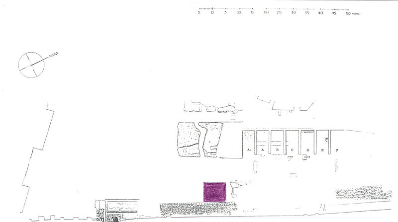 005580 - elaborato grafico - Clivio Palatino, Arco di Domiziano: pianta 