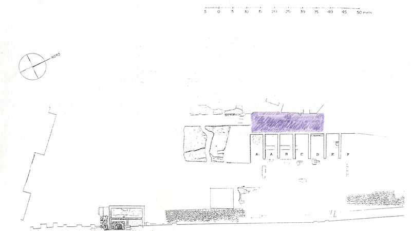 005773 - elaborato grafico - Clivio Palatino,magazzino: Pianta