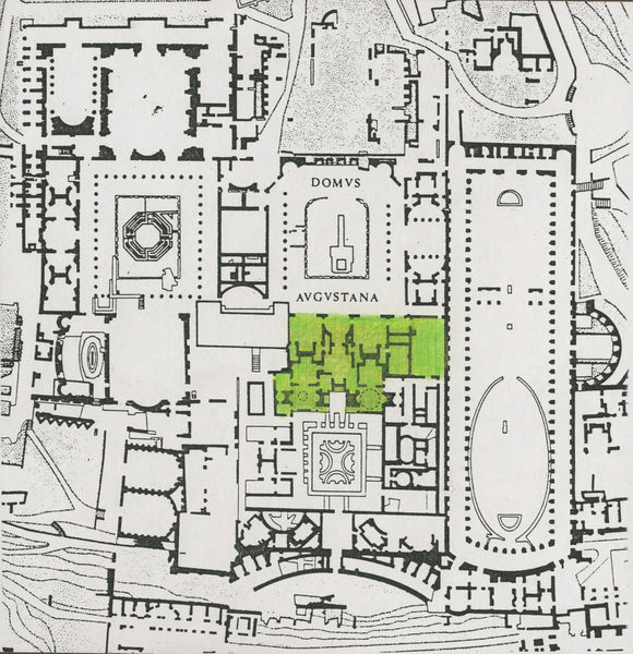 003174 - elaborato grafico - Domus Augustana, corpo centrale: pianta