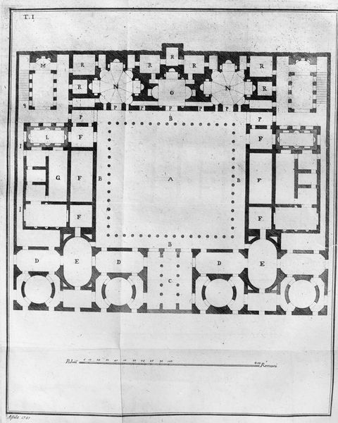 003474 - elaborato grafico - Domus Augustana: pianta del Guattari 1785