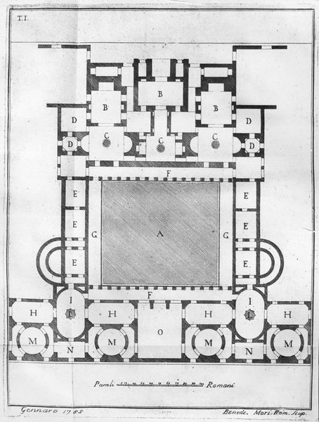 003475 - elaborato grafico - Domus Augustana: pianta del Guattari 1785