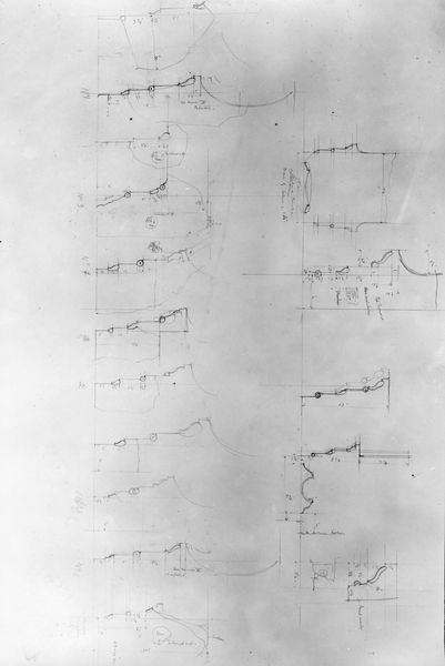 003859 - elaborato grafico - Domus Flavia: rilievi e ricostruzioni - appunti architettonici, Gordon Leith 1913