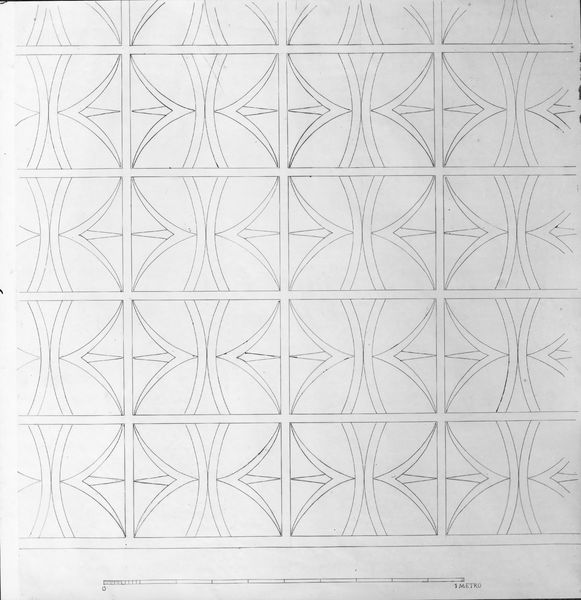 005489 - elaborato grafico - Domus Transitoria, uno degli ambienti meridionali (?): particolare del pavimento (dis. Ciacchi). Neg. serie C nÂ° 499