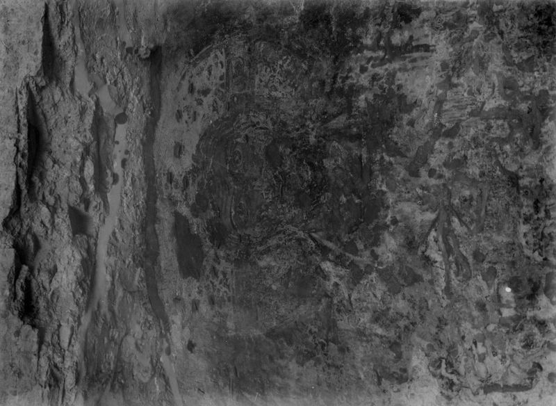 019238 - monumento - S. Maria Antiqua, pitture, cappella centrale, abside, particolare del Cristo; neg. serie F, n. 254