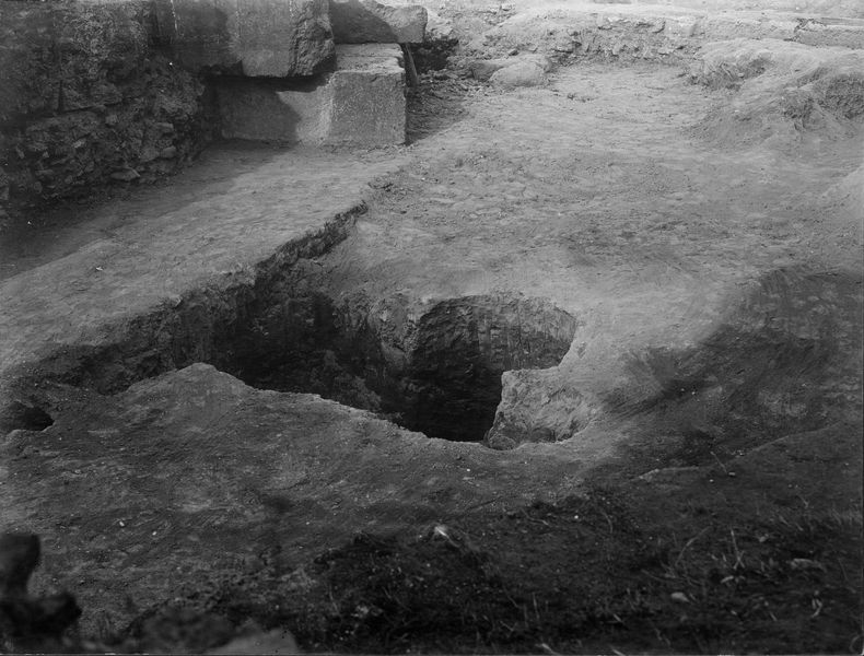 012446 - monumento - Casa delle Vestali, Area di Vesta, pozzo arcaico; neg. serie E, n. 1408