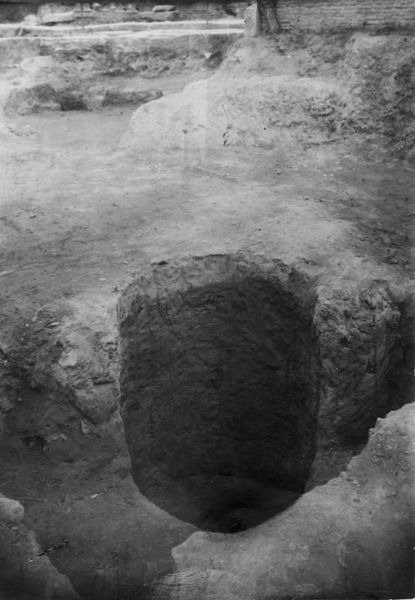 012448 - monumento - Casa delle Vestali, Area di Vesta, pozzo arcaico; neg. serie film, n. 1252