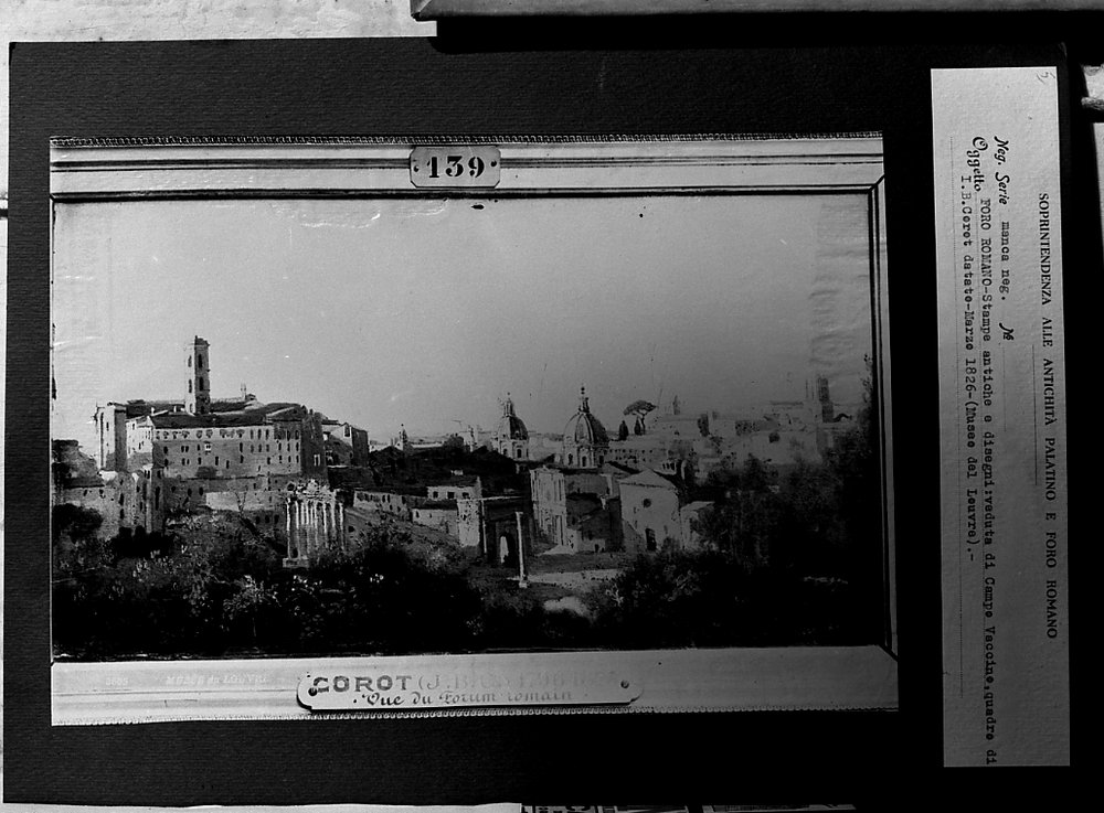 Lastra A 245 Quadro di Corot - Veduta del Campo Vaccino.tif