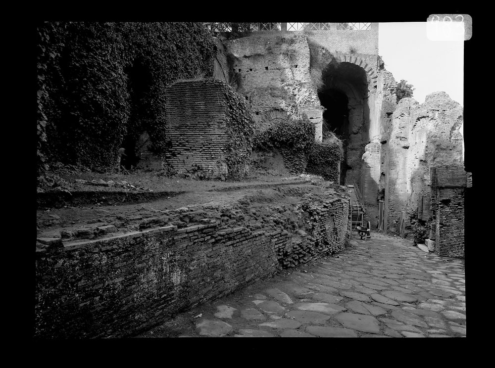 A 983 Clivius Victoriae- Domus Tiberiana- particolare prima del restauro ( gennaio 1971) .tif