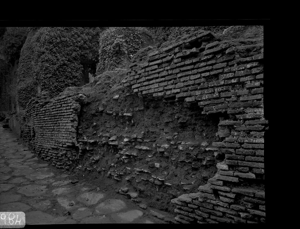 A 984 Clivius Victoriae- Domus Tiberiana- particolare prima del restauro ( gennaio 1971) .tif