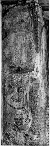 015812 - reperto - Oratorio dei Quaranta Martiri, Fronte esterna lato destro, particolare con busti di Santi; Gab- Fot- Naz. Neg. Serie E, Nr. 51700