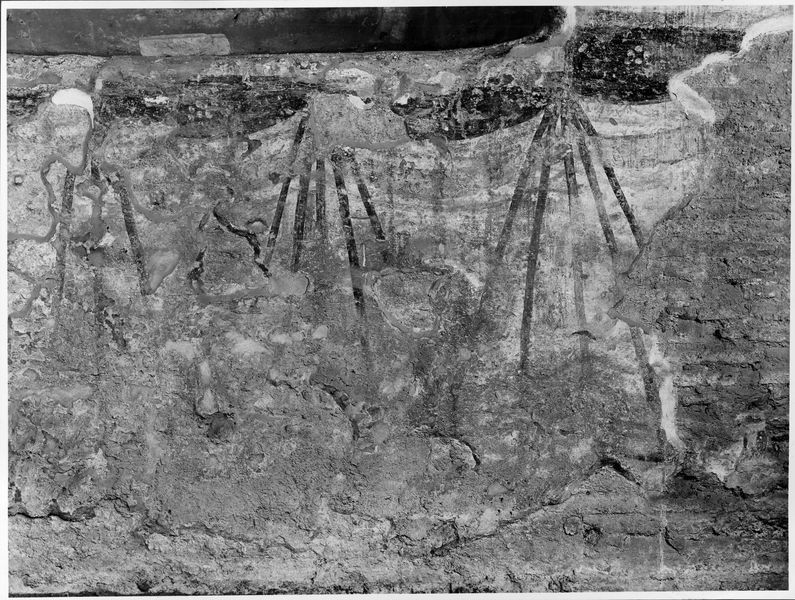 015816 - reperto - Oratorio dei Quaranta Martiri, Particolare pittura della parete destra; Gab. Fot. Naz. Neg. Serie E, Nr. 51711