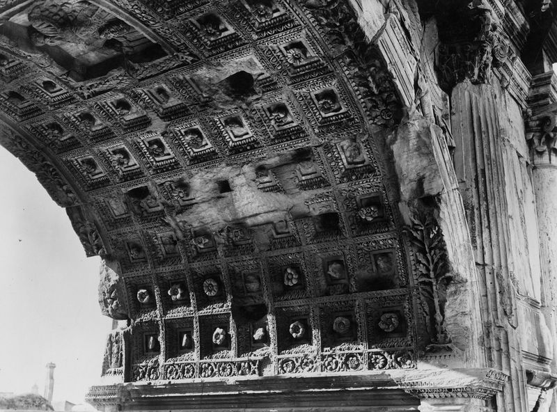 020646 - monumento - Arco di Tito, volta del fornice; neg. serie E, n. 1247