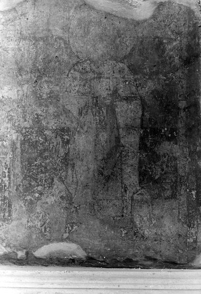 012932 - reperto - Curia, Chiesa di S. Adriano, Particolare di un affresco; Neg. Serie Film, Nr. 648/25A