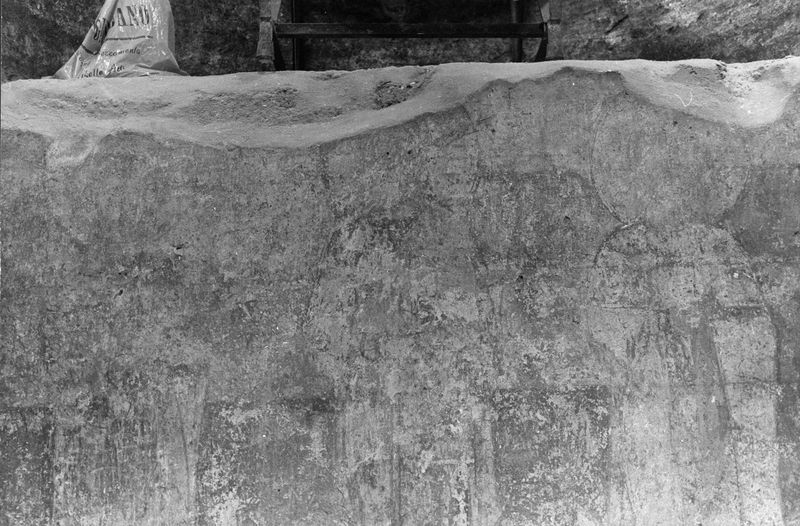 012934 - reperto - Curia, Chiesa di S. Adriano, Particolare di un affresco; Neg. Serie Film, Nr. 648/26A