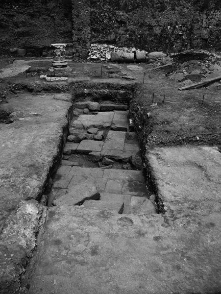 012999 - scavo archeologico - Curia, area retrostante, Scavo Lamboglia, 1970; Neg. Serie A, Nr. 917, Film 1506