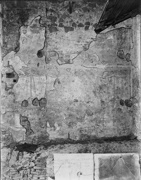 015798 - reperto - Oratorio dei Quaranta Martiri, Particolare dell'abside, lato destro; senza negativo