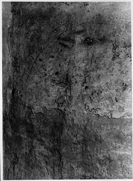 015817 - reperto - Oratorio dei Quaranta Martiri, Particolare pittura fronte esterno, lato destro; Gab. Fot. Naz. Neg. Serie E, Nr. 51697