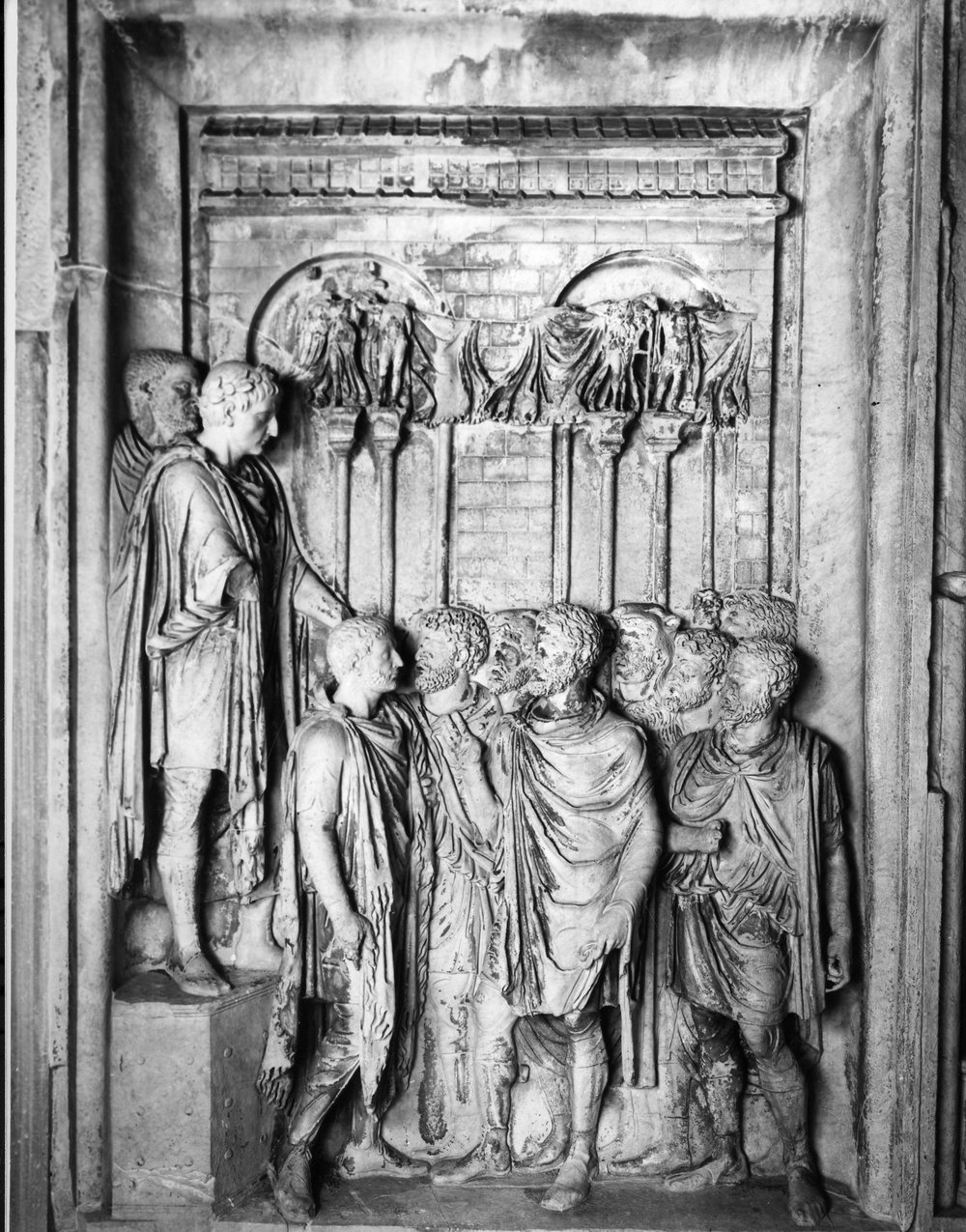 Pannelli di Marco Aurelio lato sud investitura di un re barbaro da parte dell'imperatore (1) (rex datus).tif