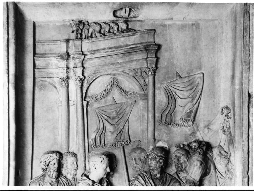 Pannelli di Marco Aurelio lato nord -  Partenza dell'imperatore (profectio) 6c.tif