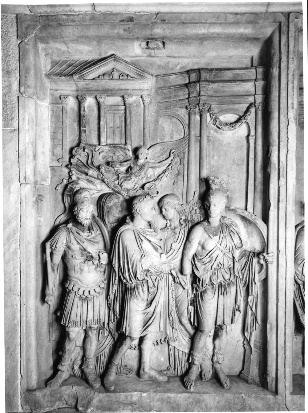 Pannelli di Marco Aurelio lato nord - Arrivo a roma dell'imperatore 5 a (Adventus).tif