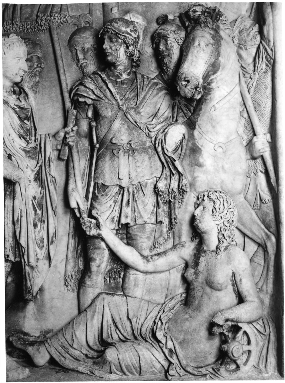 Pannelli di Marco Aurelio lato nord -  Partenza dell'imperatore (profectio) 6b.tif