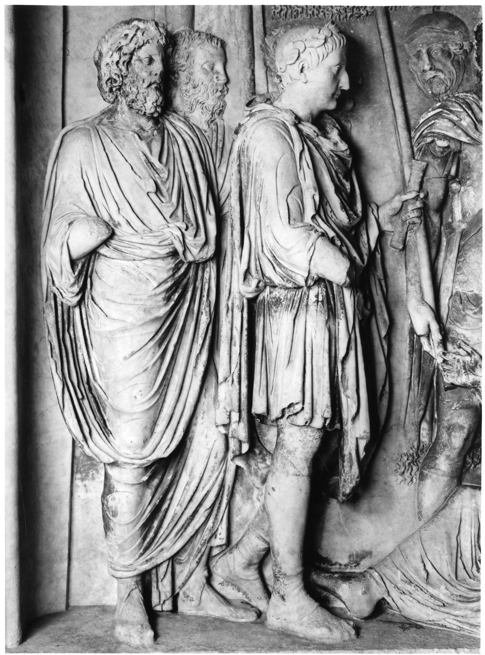 Pannelli di Marco Aurelio lato nord -  Partenza dell'imperatore (profectio) 6a.tif