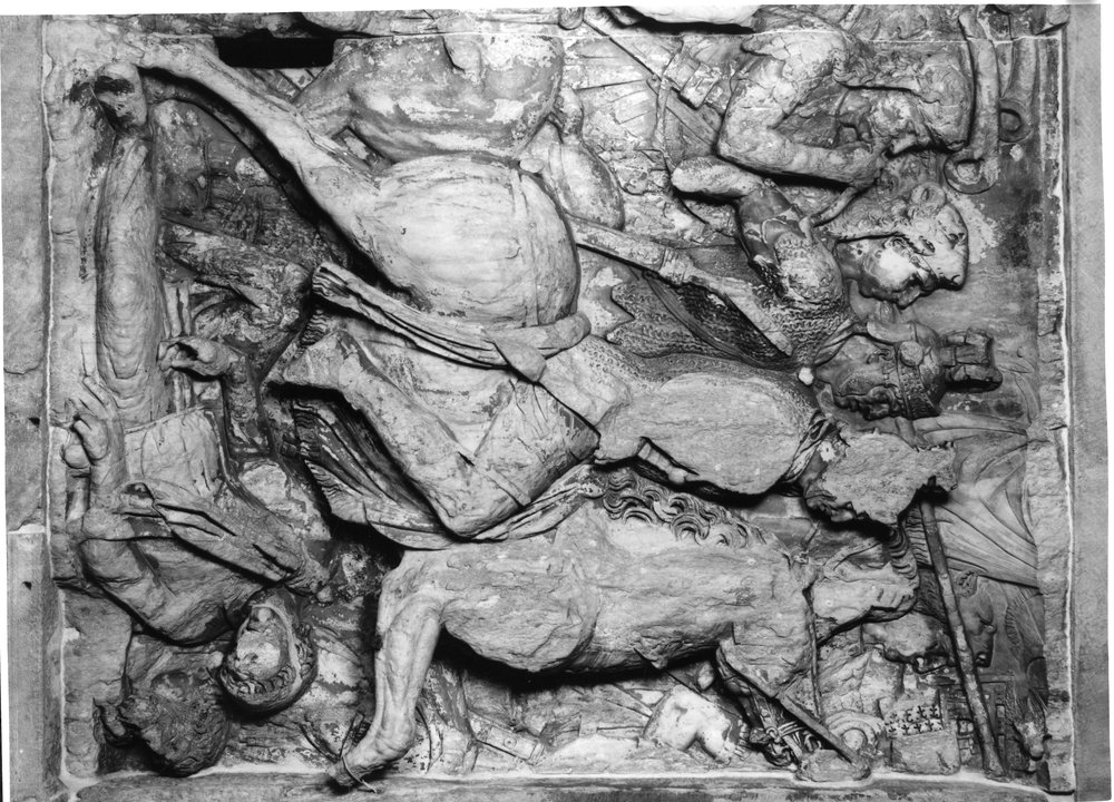 Rilievi di Traiano- attico lato est mischia tra soldati romani e barbari (6).tif