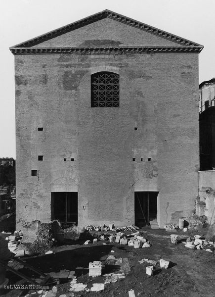013170 - monumento - Curia, facciata posteriore dopo i lavori; Neg. Serie F, Nr. 2058
