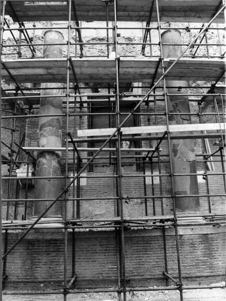 018439 - restauro - Tempio di Venere e Roma, cella occidentale, lavori del 1982, film 1053