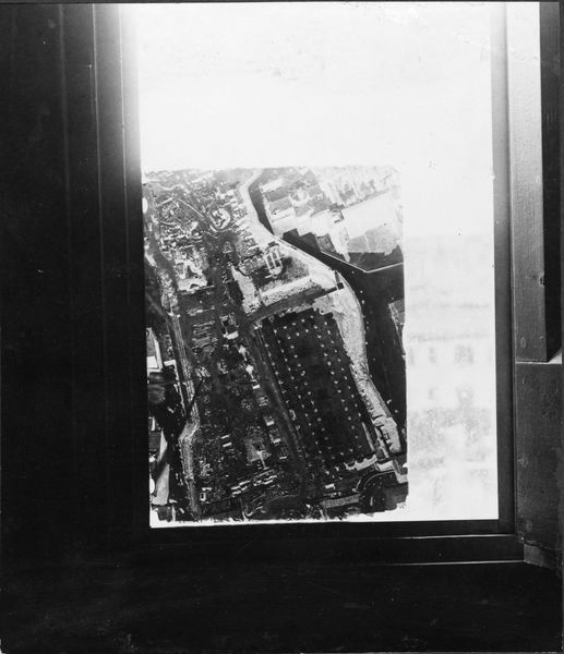 012320 - elaborato grafico - Basilica Giulia, vedute, pianta riprodotta da foto aerea; neg. serie E, n. 290