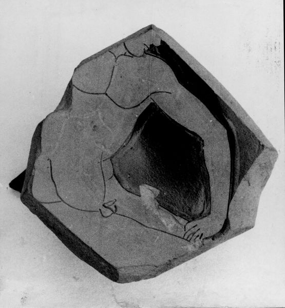 012328 - reperto - Basilica Giulia, frammento di coppa attica a figure rosse, probabilmente del pittore di Antiphon (scavo 1960); Leica, busta I, n. 5