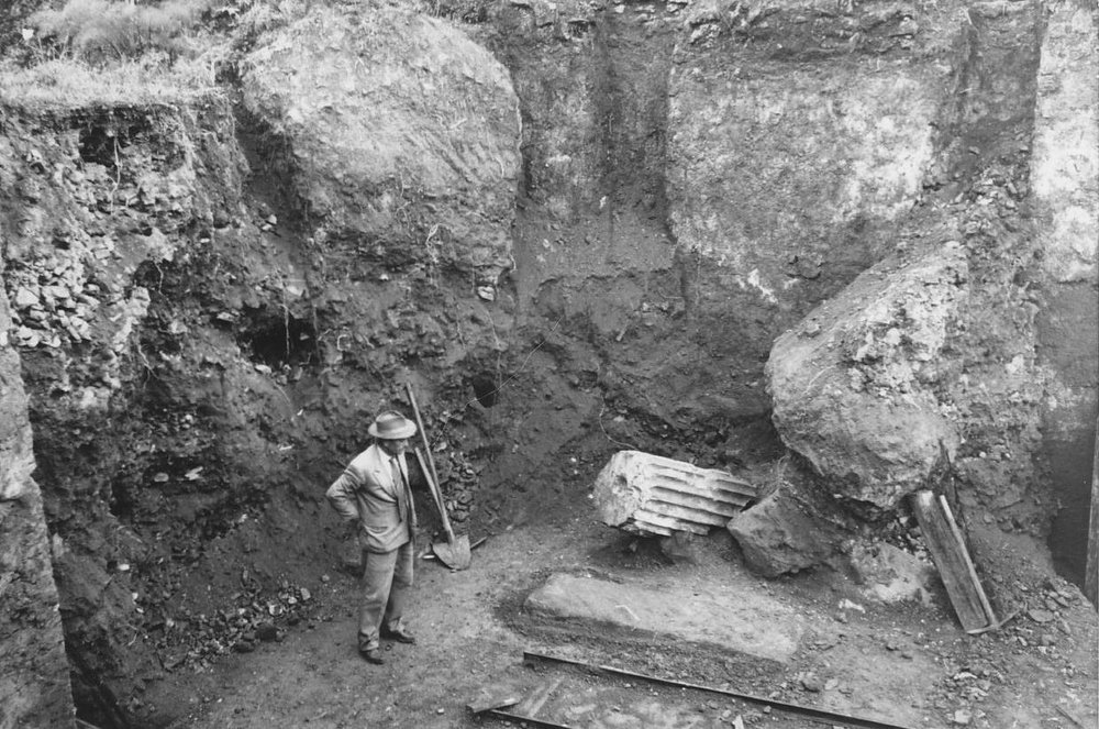 Zona Q, racchi o di colonna e 2 frammenti di volta (20.III.1959) LXXI, 29.JPG