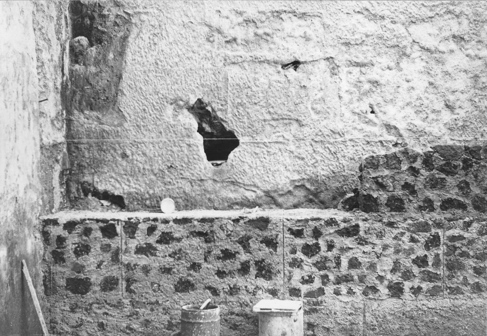 Zona augustea, restauro parete meridionale ambiente ''a'' (sett. 1962) LXXX, 33a.JPG