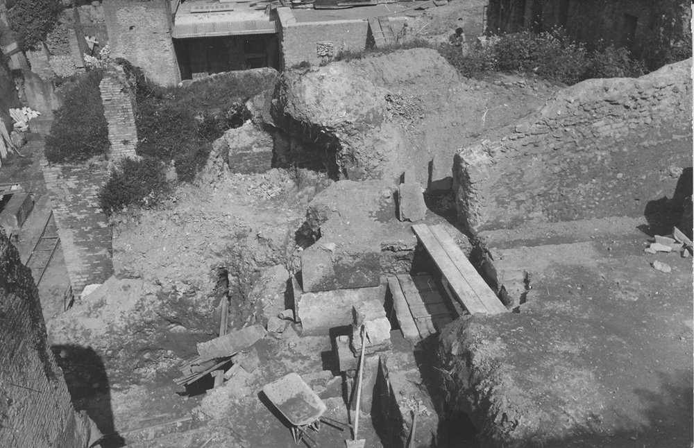 Zona augustea, zona S in corso di scavo (13.V.1962) LXXIX, 22.JPG
