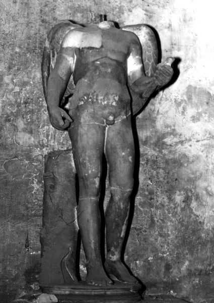 005911 - monumento - Palatino, Horti Farnesiani, il Ninfeo della pioggia, statua; FILM n. 1328