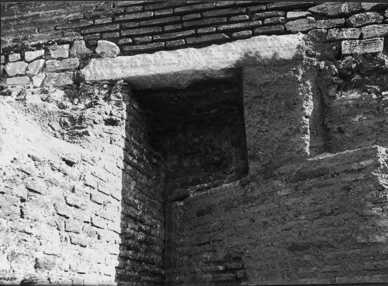018412 - monumento - Tempio di Venere e Roma, cella occidentale, particolari costruttivi; neg. serie F, n. 1317